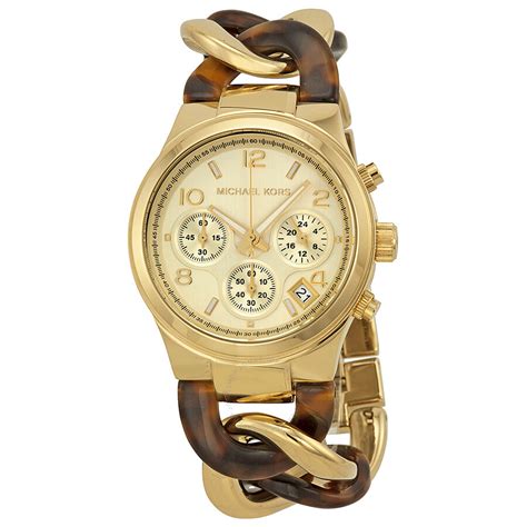 michael kors mk4222 women& 39|Michael Kors MK4222 Women's Runway Twist Chrono Two.